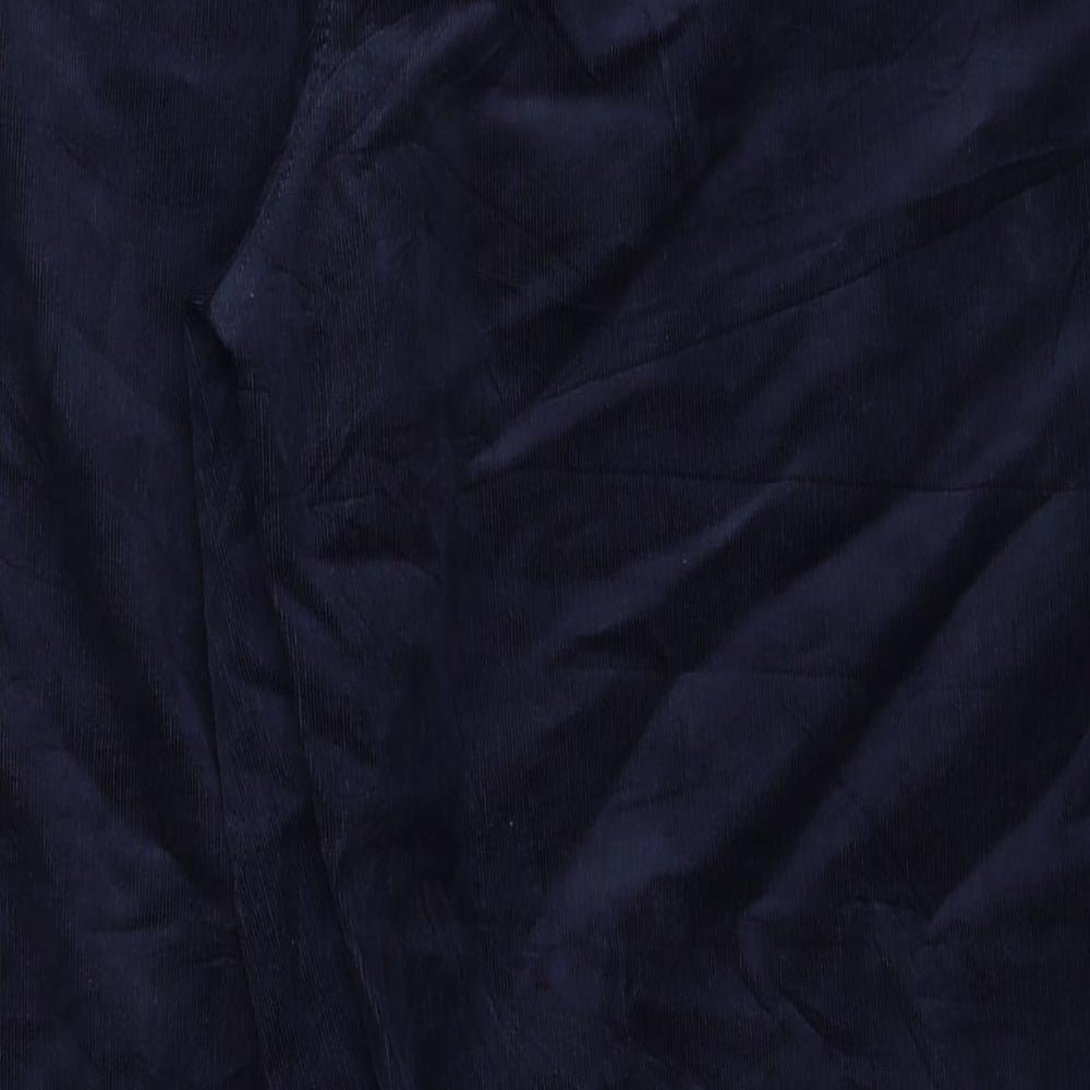 Per Una Womens Blue Cotton Straight Jeans Size 20 L25 in Regular Zip