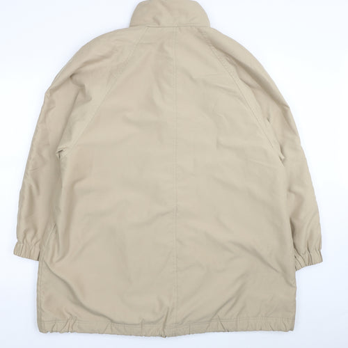 Marks and Spencer Womens Beige Trench Coat Coat Size 14 Button