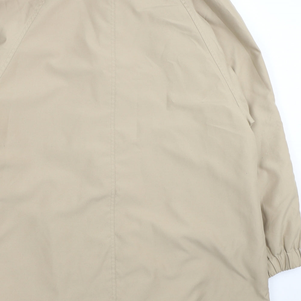 Marks and Spencer Womens Beige Trench Coat Coat Size 14 Button