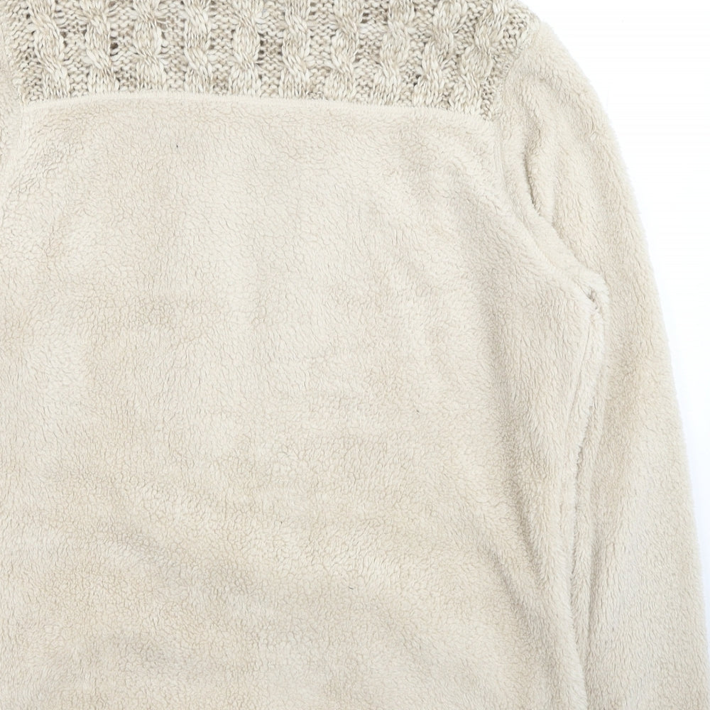 Per Una Womens Beige Jacket Size L Zip