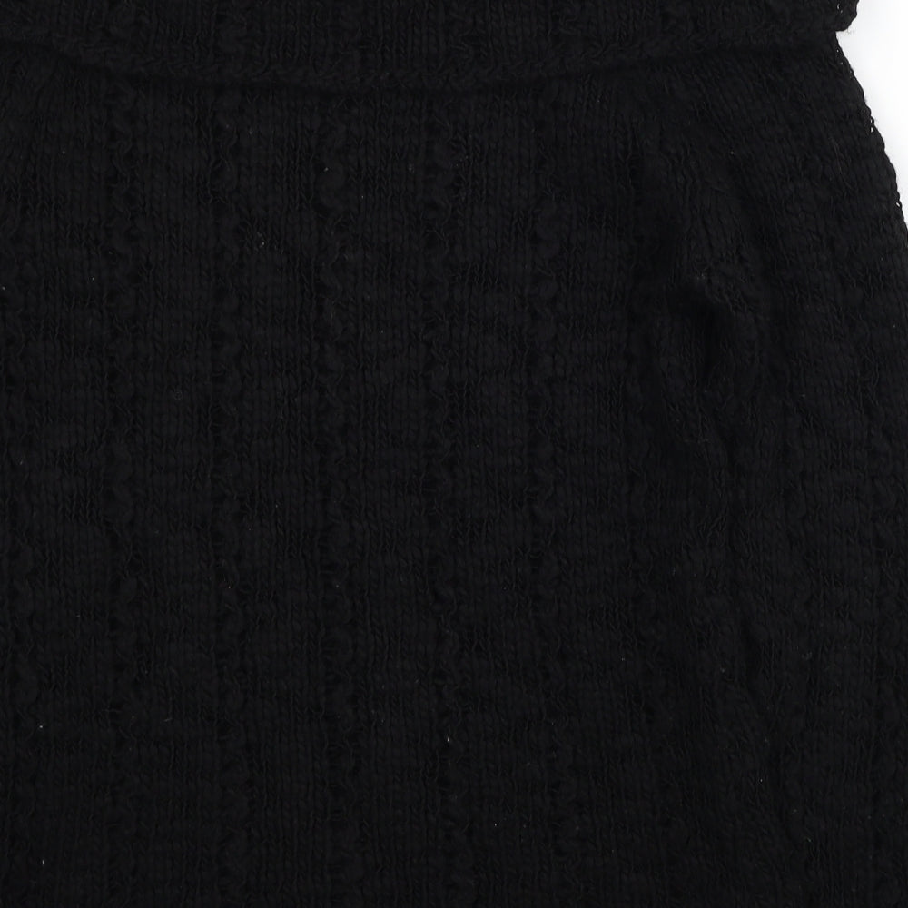 NEXT Womens Beige Roll Neck Acrylic Pullover Jumper Size M