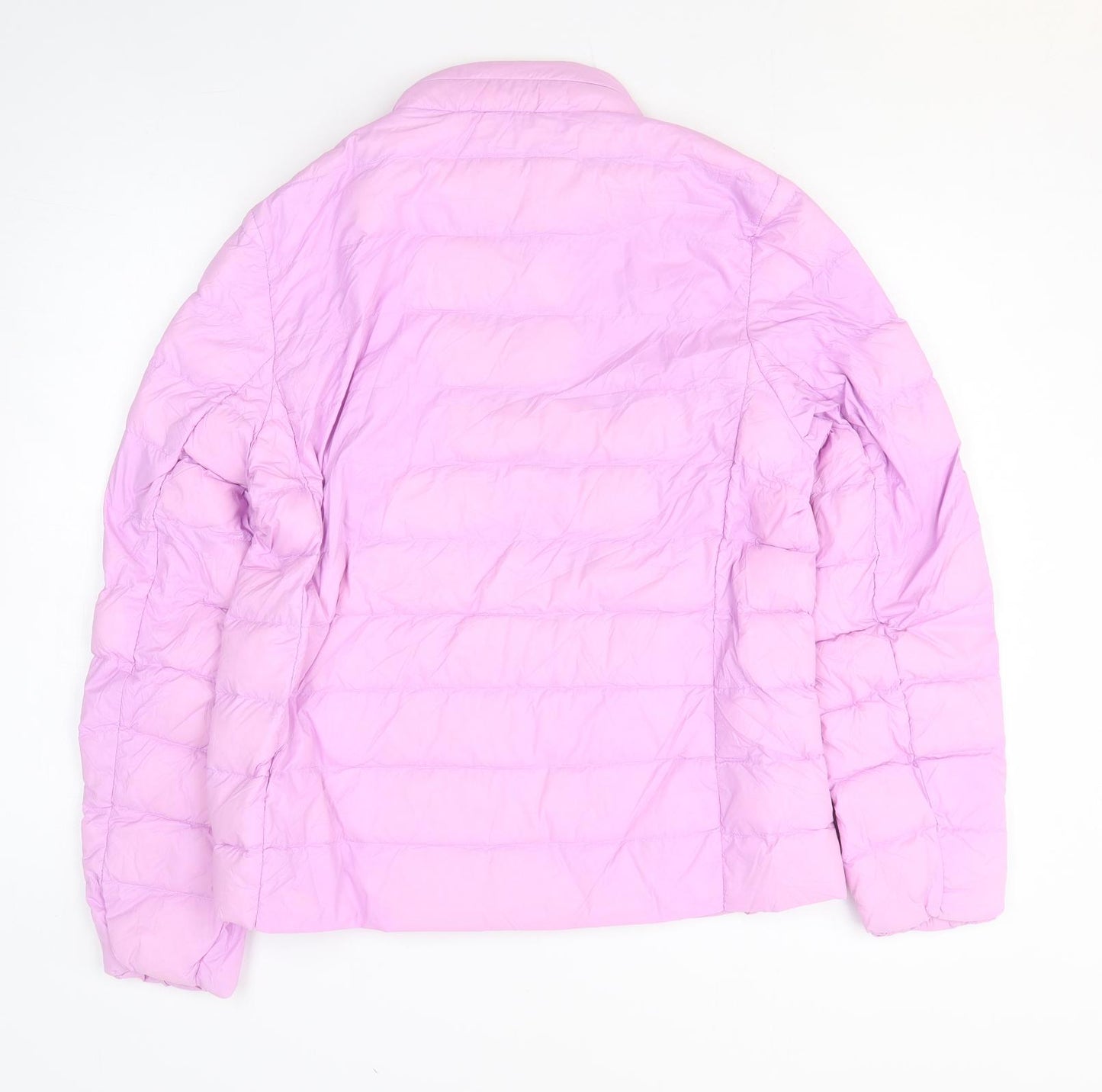 Marks and Spencer Womens Pink Jacket Coat Size 14 Zip