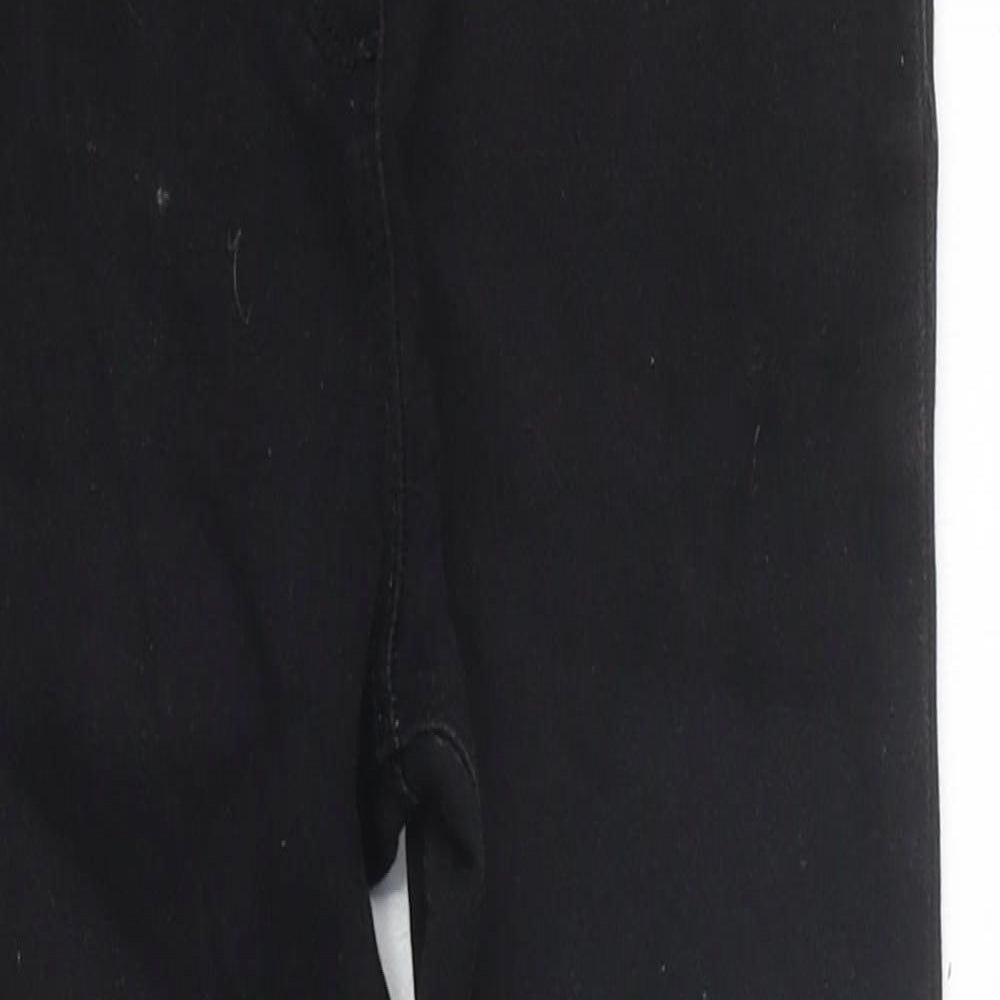 George Girls Black 100% Cotton Jegging Jeans Size 7-8 Years Regular Pullover