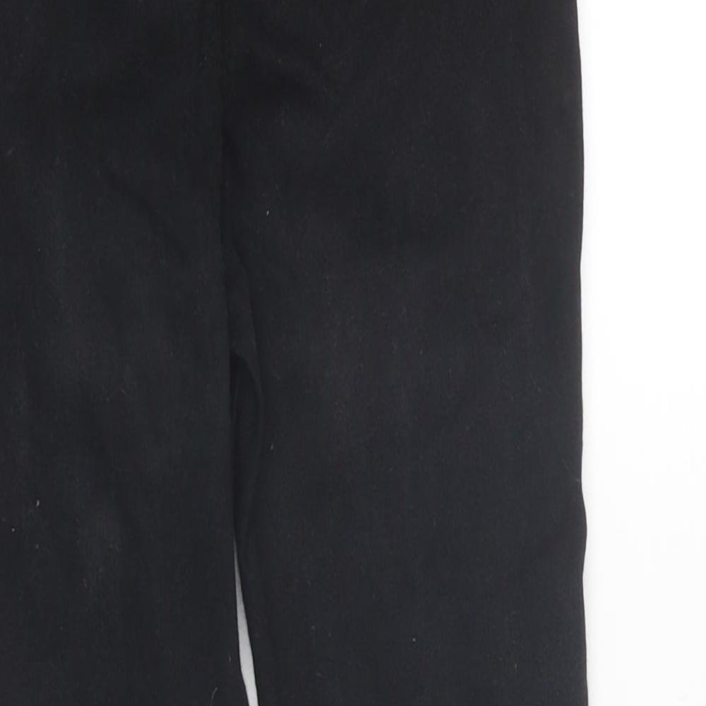 George Girls Black 100% Cotton Jegging Jeans Size 7-8 Years Regular Pullover