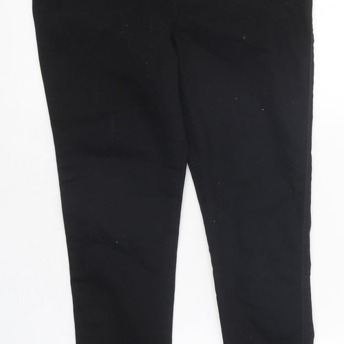 Very Womens Black 100% Cotton Flared Jeans Size 14 L28 in Regular