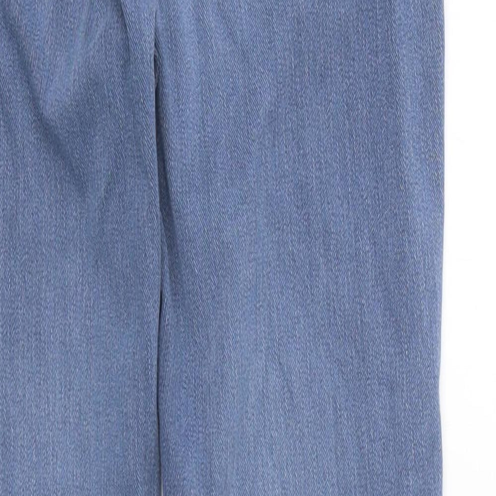 Preworn Womens Blue 100% Cotton Jegging Jeans Size 4 L27 in Regular Button