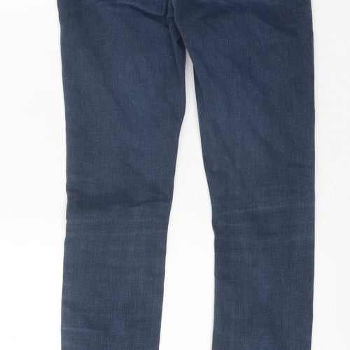 ASOS Womens Blue 100% Cotton Skinny Jeans Size 26 in L29 in Regular Zip