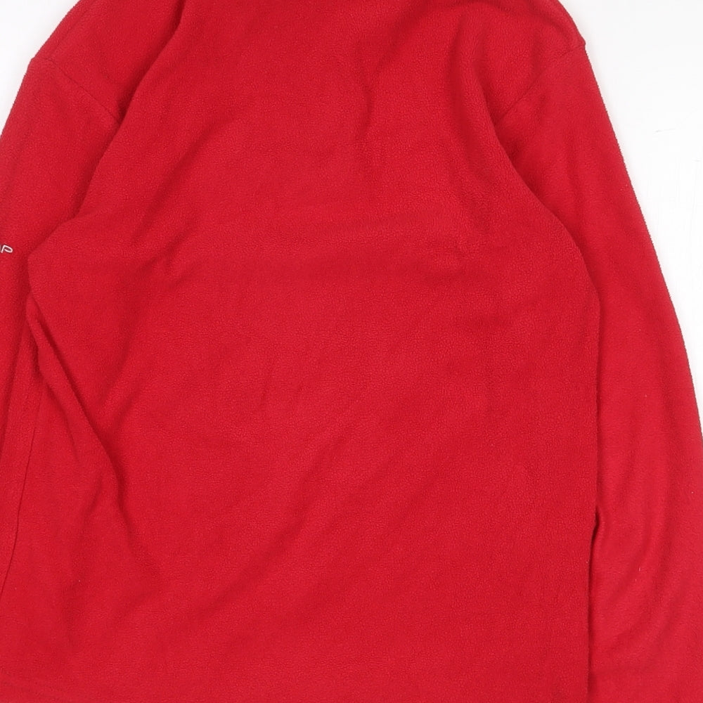 Tresspass Boys Red Polyester Pullover Sweatshirt Size 9-10 Years Zip