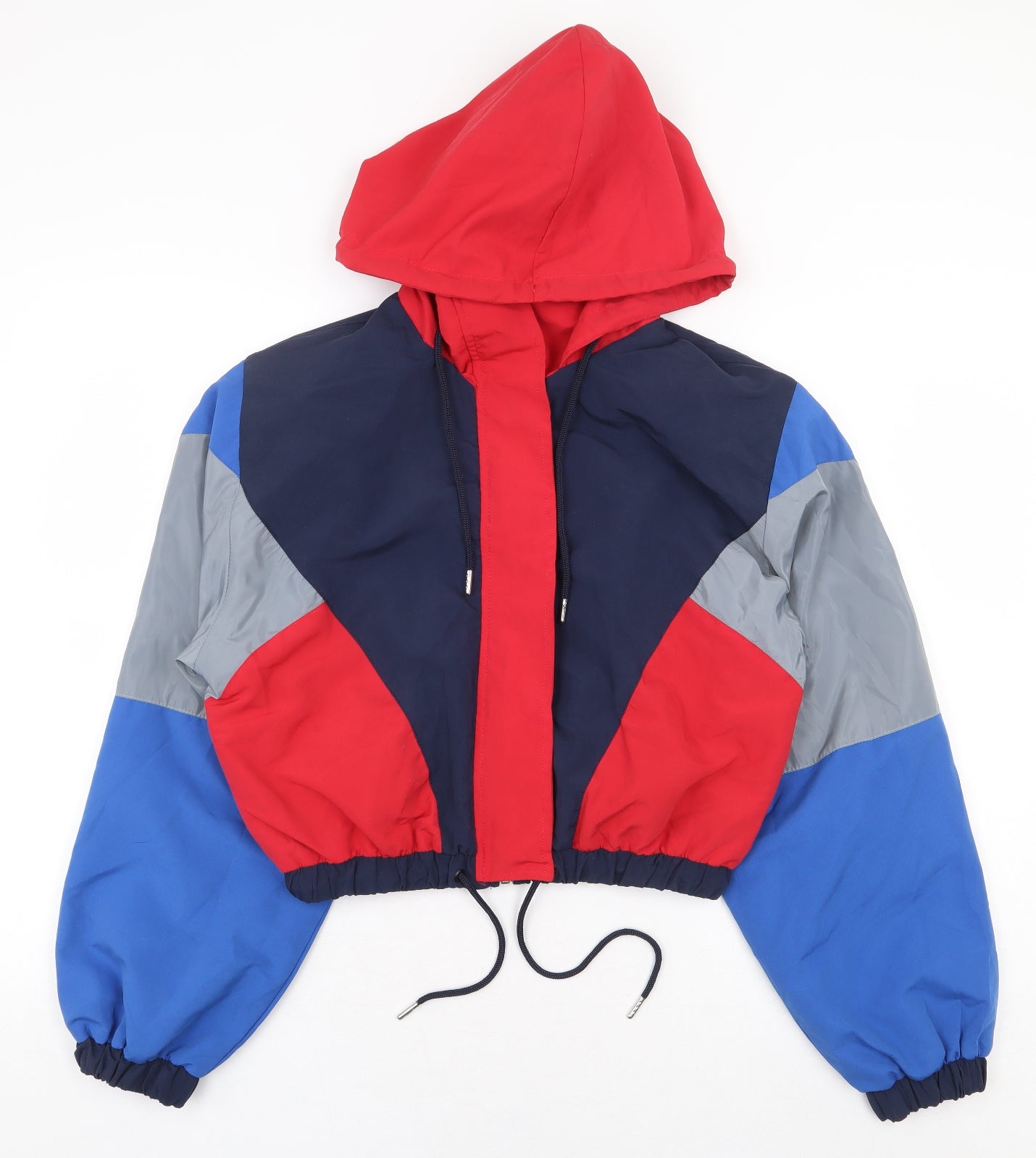 BLFD Womenswear Womens Multicoloured Rain Coat Coat Size 10 Zip