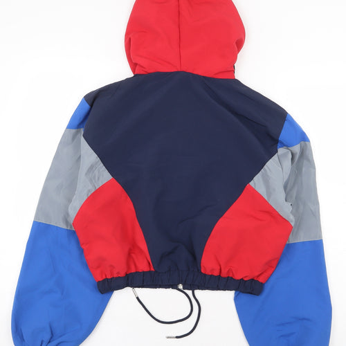 BLFD Womenswear Womens Multicoloured Rain Coat Coat Size 10 Zip