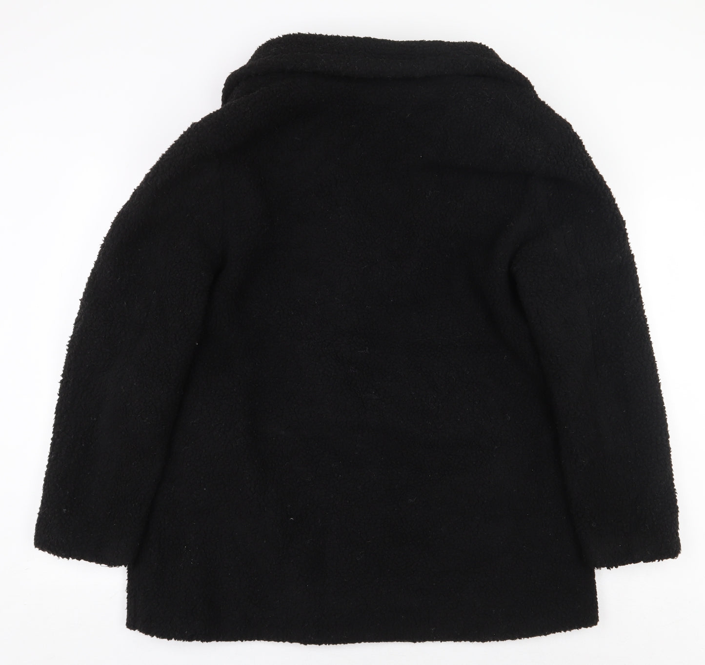 Boohoo Womens Black Jacket Size 12 Button