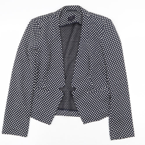 Marks and Spencer Womens Blue Polka Dot Jacket Blazer Size 10