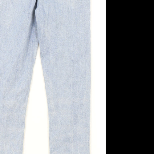 ASOS Mens Blue Cotton Skinny Jeans Size 26 in L30 in Regular Zip