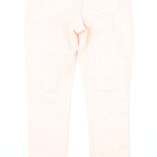 Blue 73 Womens Pink Cotton Skinny Jeans Size 8 L27 in Regular Zip