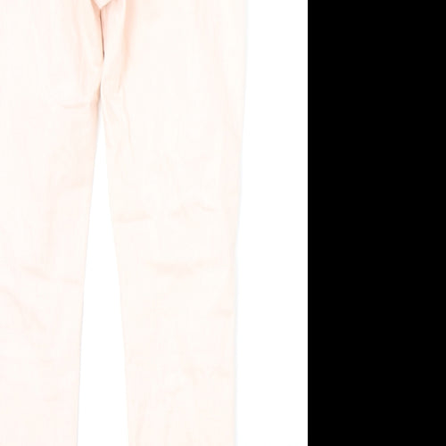 Blue 73 Womens Pink Cotton Skinny Jeans Size 8 L27 in Regular Zip