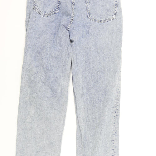 H&M Mens Blue Cotton Straight Jeans Size 29 in L30 in Regular Button