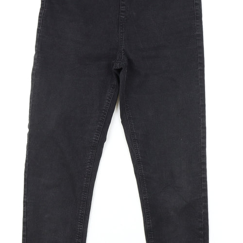 Marks and Spencer Womens Black Cotton Jegging Jeans Size 10 L23 in Regular