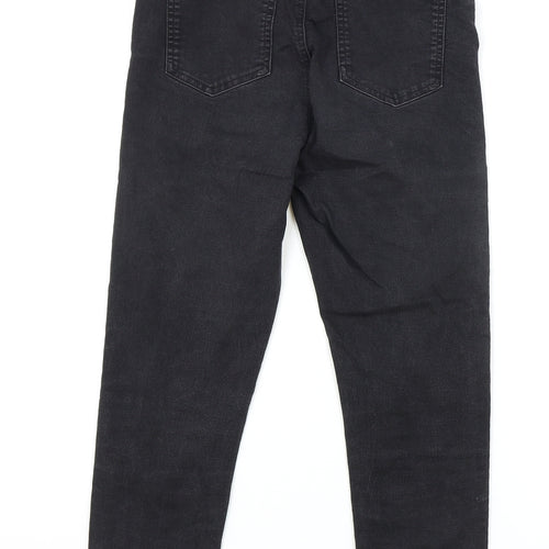 Marks and Spencer Womens Black Cotton Jegging Jeans Size 10 L23 in Regular