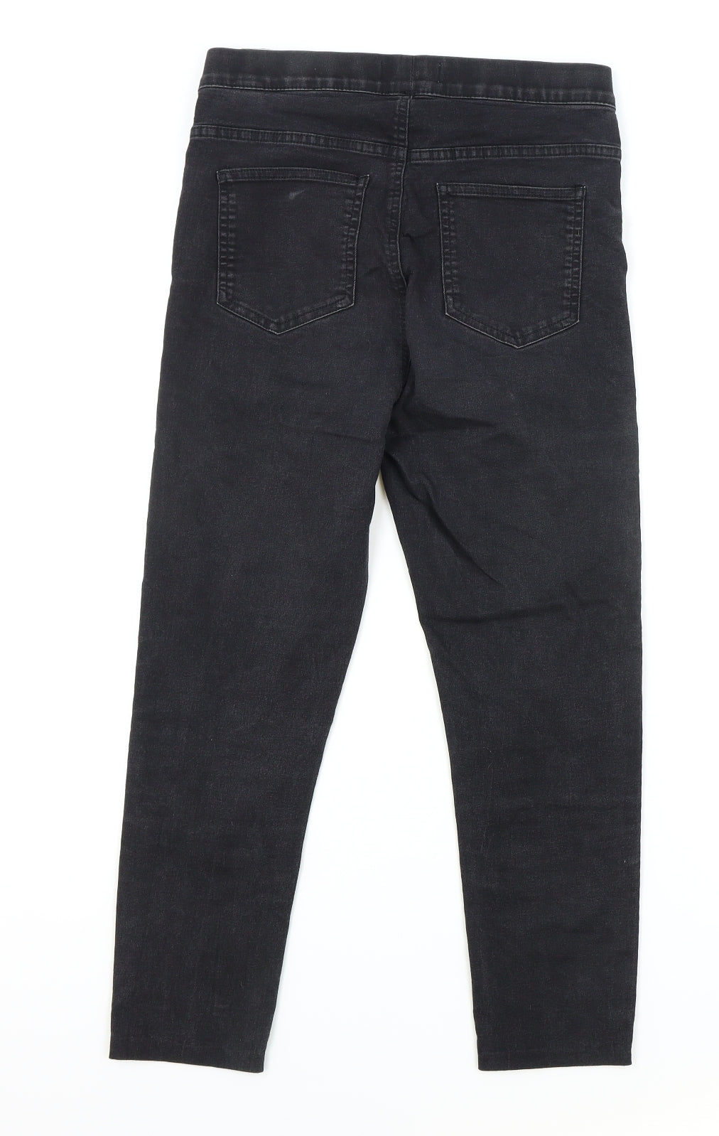 Marks and Spencer Womens Black Cotton Jegging Jeans Size 10 L23 in Regular