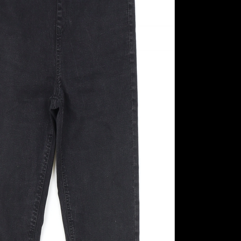 Marks and Spencer Womens Black Cotton Jegging Jeans Size 10 L23 in Regular