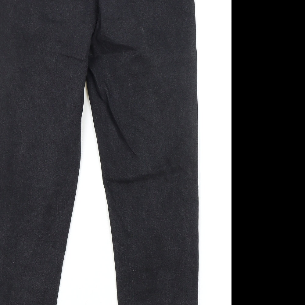 Marks and Spencer Womens Black Cotton Jegging Jeans Size 10 L23 in Regular
