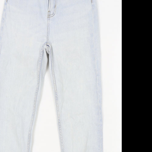 Primark Womens Blue Cotton Skinny Jeans Size 8 L26 in Regular Zip