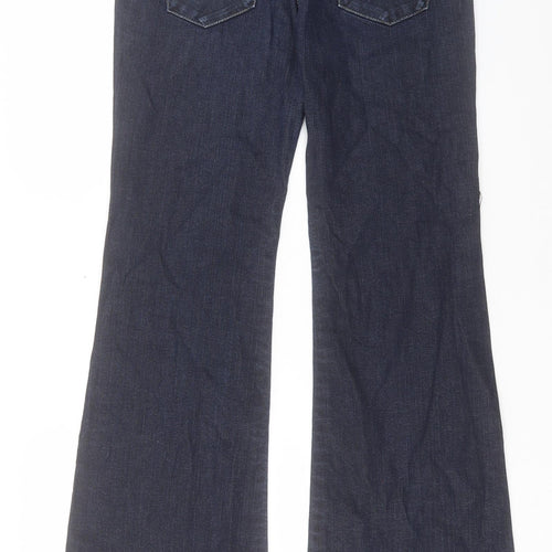 Firetrap Mens Blue Cotton Bootcut Jeans Size 34 in L34 in Regular Button - Long Leg