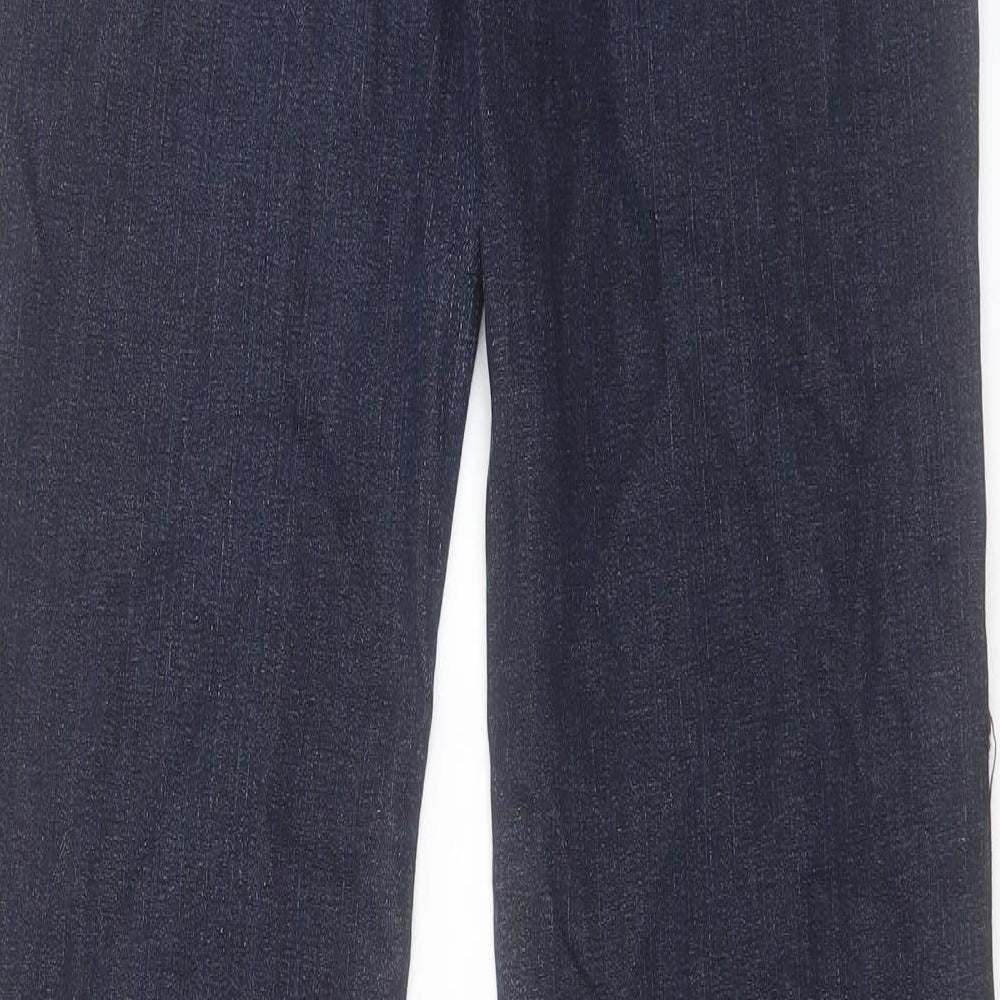 Firetrap Mens Blue Cotton Bootcut Jeans Size 34 in L34 in Regular Button - Long Leg