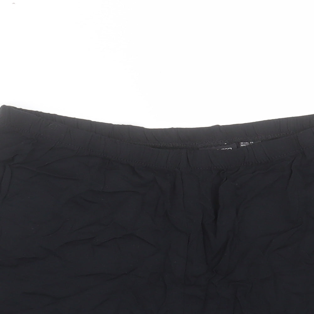 ESMARA Womens Black Viscose Bermuda Shorts Size 14 L3 in Regular Pull On
