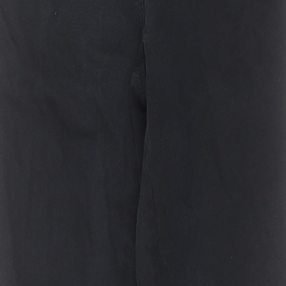NEXT Womens Black Cotton Skinny Jeans Size 28 in L27 in Regular Button