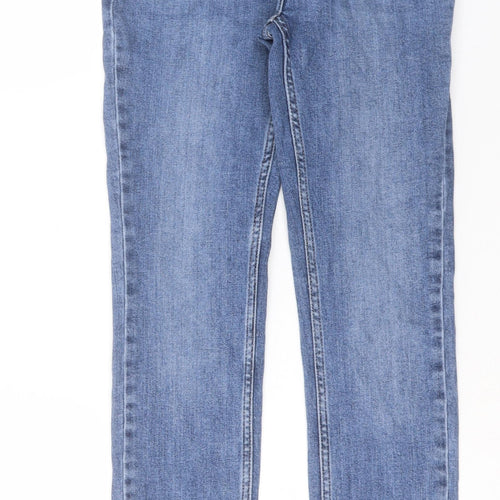 NEXT Womens Blue Cotton Skinny Jeans Size 26 in L27 in Regular Button