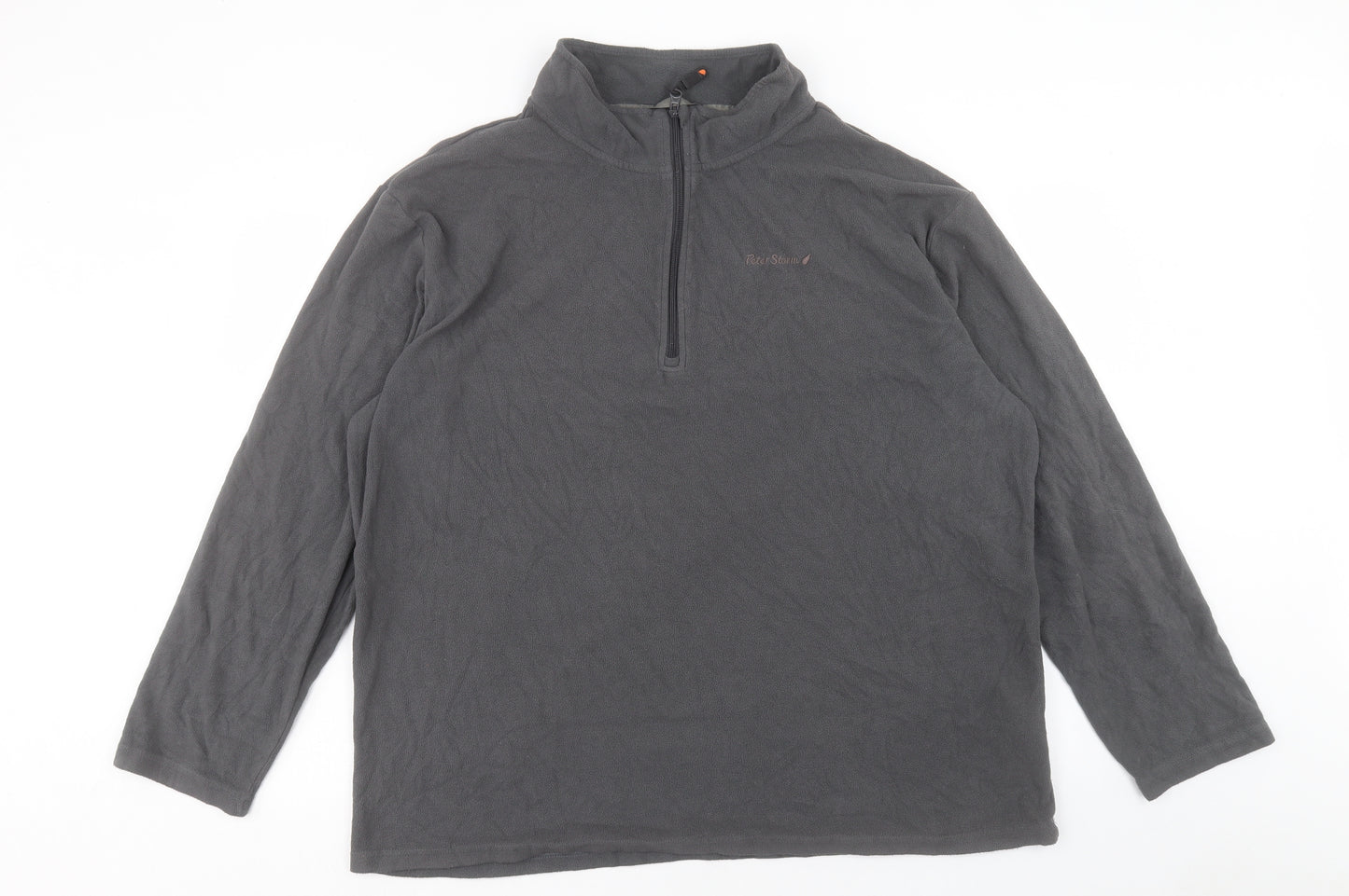 Peter Storm Mens Grey Polyester Pullover Sweatshirt Size 2XL