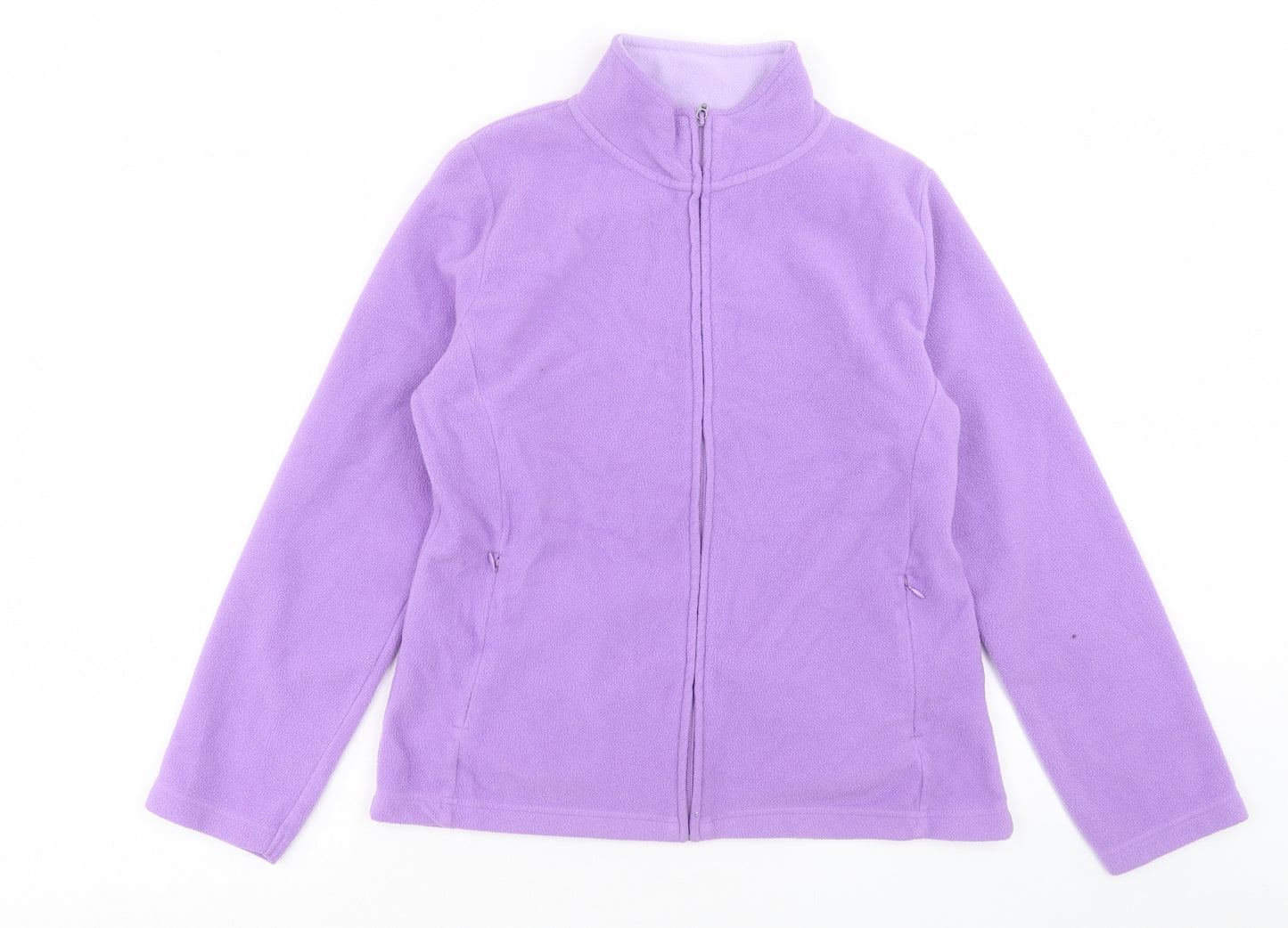 Isle Essentials Womens Purple Jacket Size M Zip