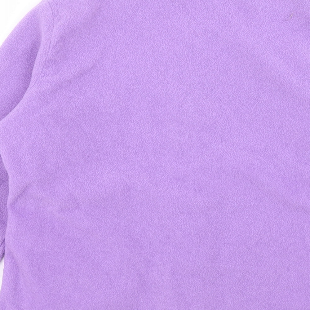 Isle Essentials Womens Purple Jacket Size M Zip