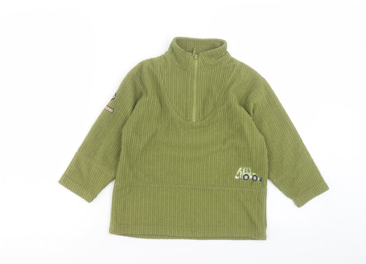Boots Boys Green Basic Jacket Jacket Size 4-5 Years Zip - Tractor