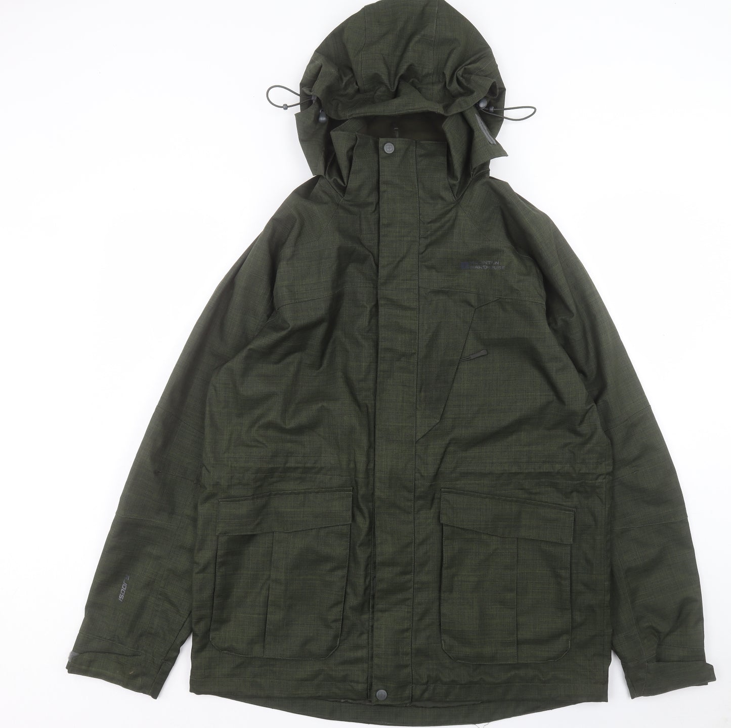Mountain Warehouse Mens Green Windbreaker Jacket Size M Zip