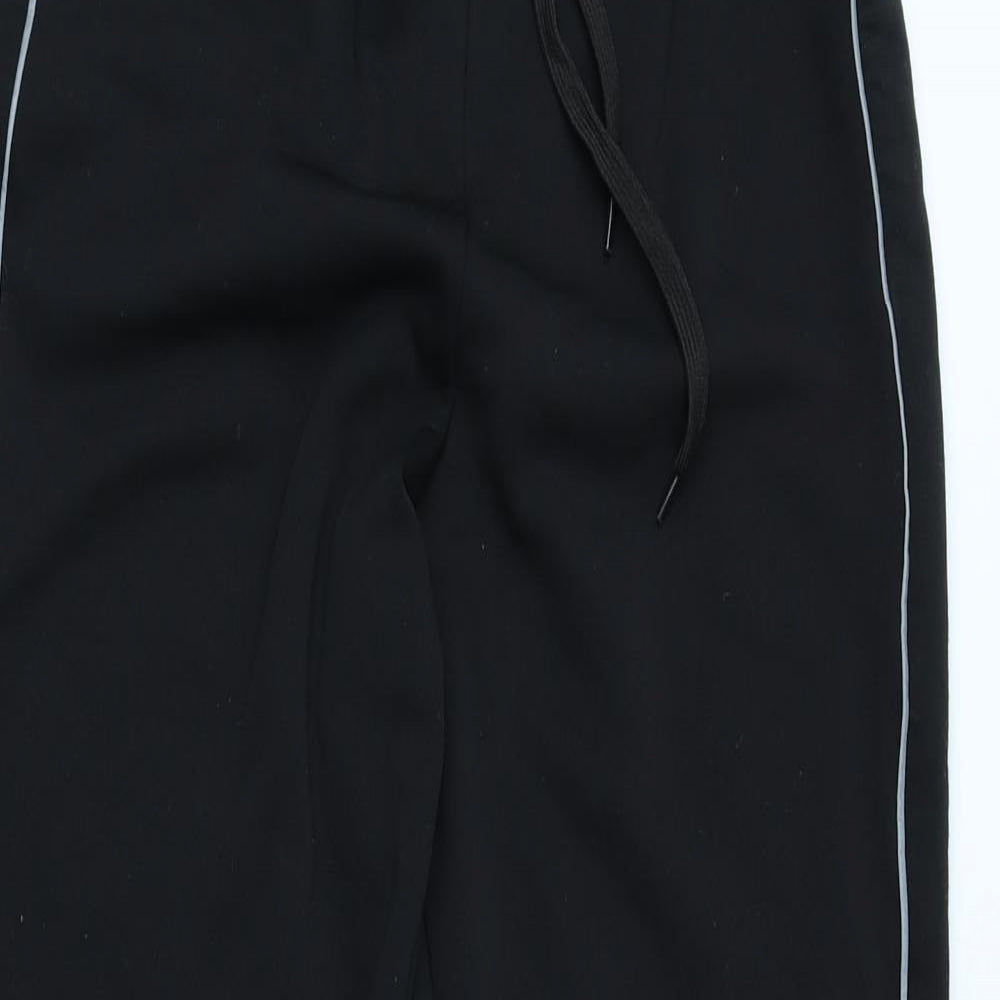 Altura Womens Black Polyester Jogger Trousers Size 12 L28 in Regular Drawstring