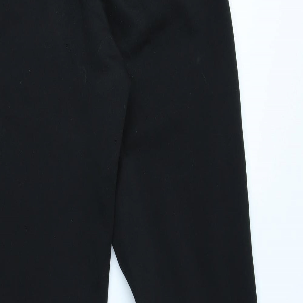 Altura Womens Black Polyester Jogger Trousers Size 12 L28 in Regular Drawstring