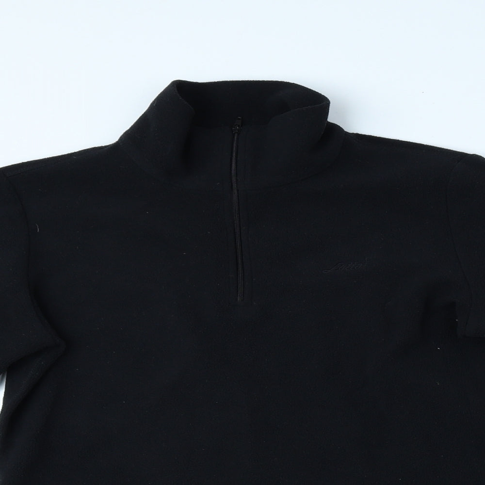 Preworn Boys Black Jacket Coat Size S Zip