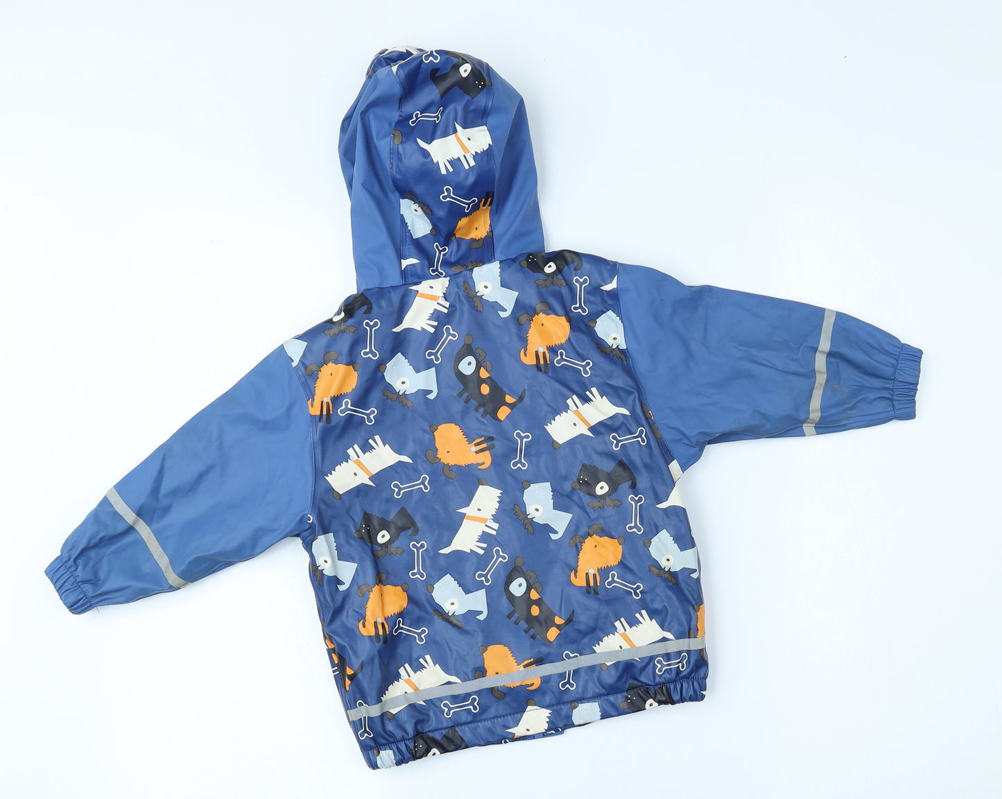 Lupilu Boys Blue Basic Coat Coat Size 12 Months Zip - Size 12-24 months, Animals