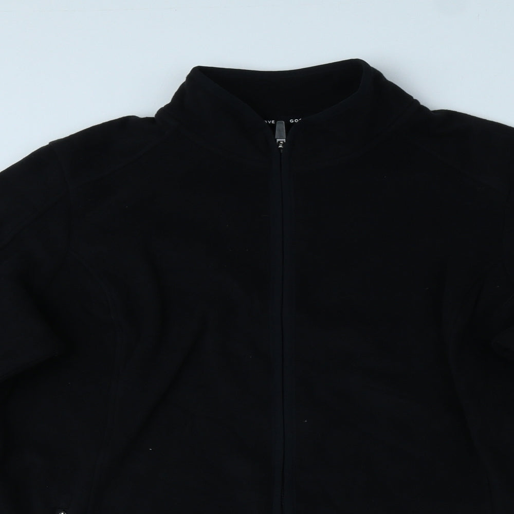 Marks and Spencer Mens Black Jacket Size L Zip