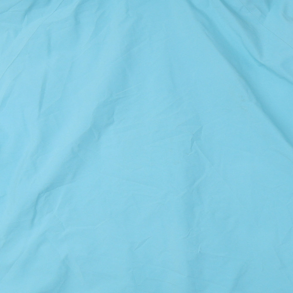 Marks and Spencer Womens Blue Rain Coat Coat Size 22 Zip
