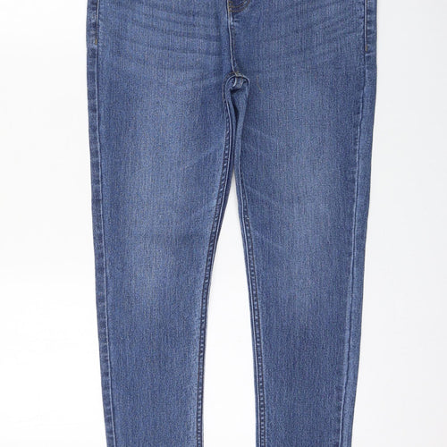 Incorporate Wear Womens Blue Cotton Skinny Jeans Size 28 in L28 in Regular Zip