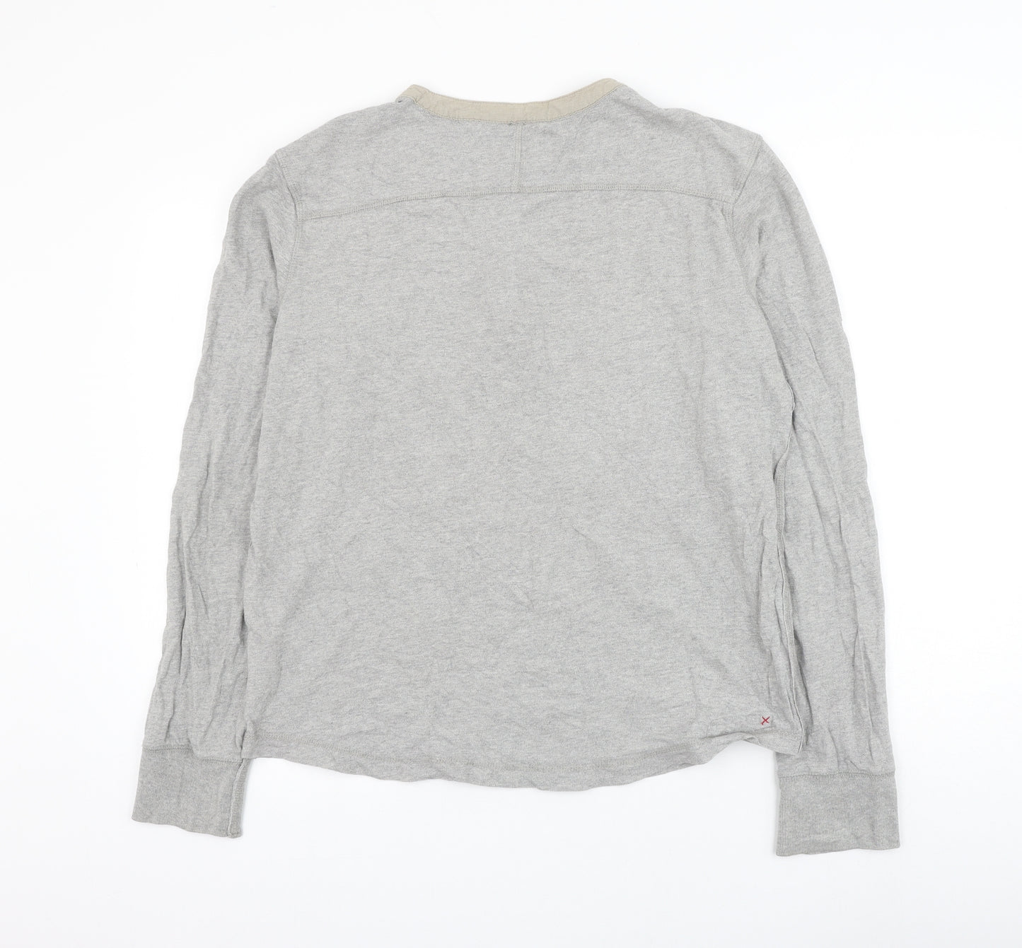 FATFACE Mens Grey Cotton Pullover Sweatshirt Size S