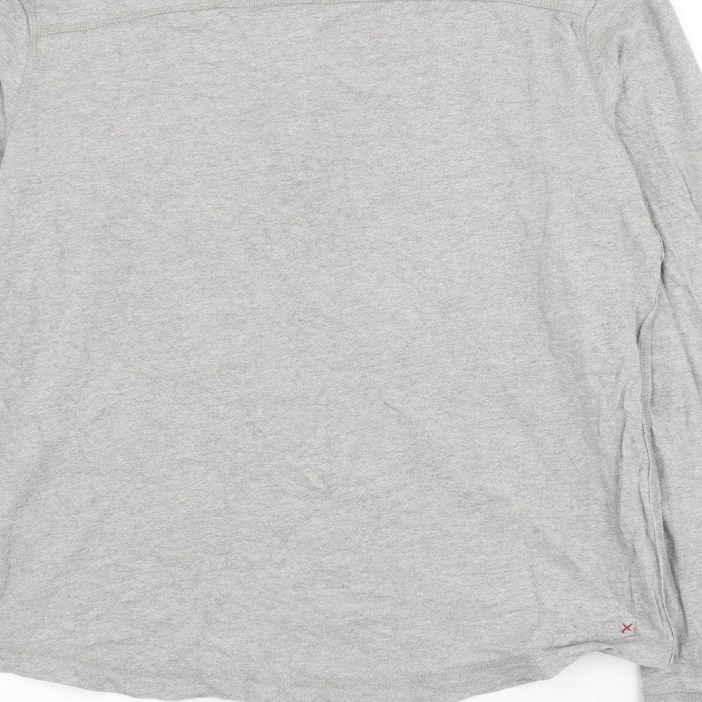 FATFACE Mens Grey Cotton Pullover Sweatshirt Size S