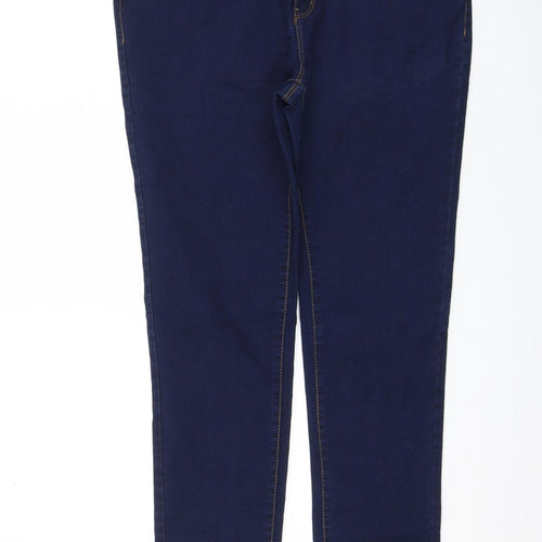 Koton Womens Blue Cotton Skinny Jeans Size 32 in L30 in Regular Zip