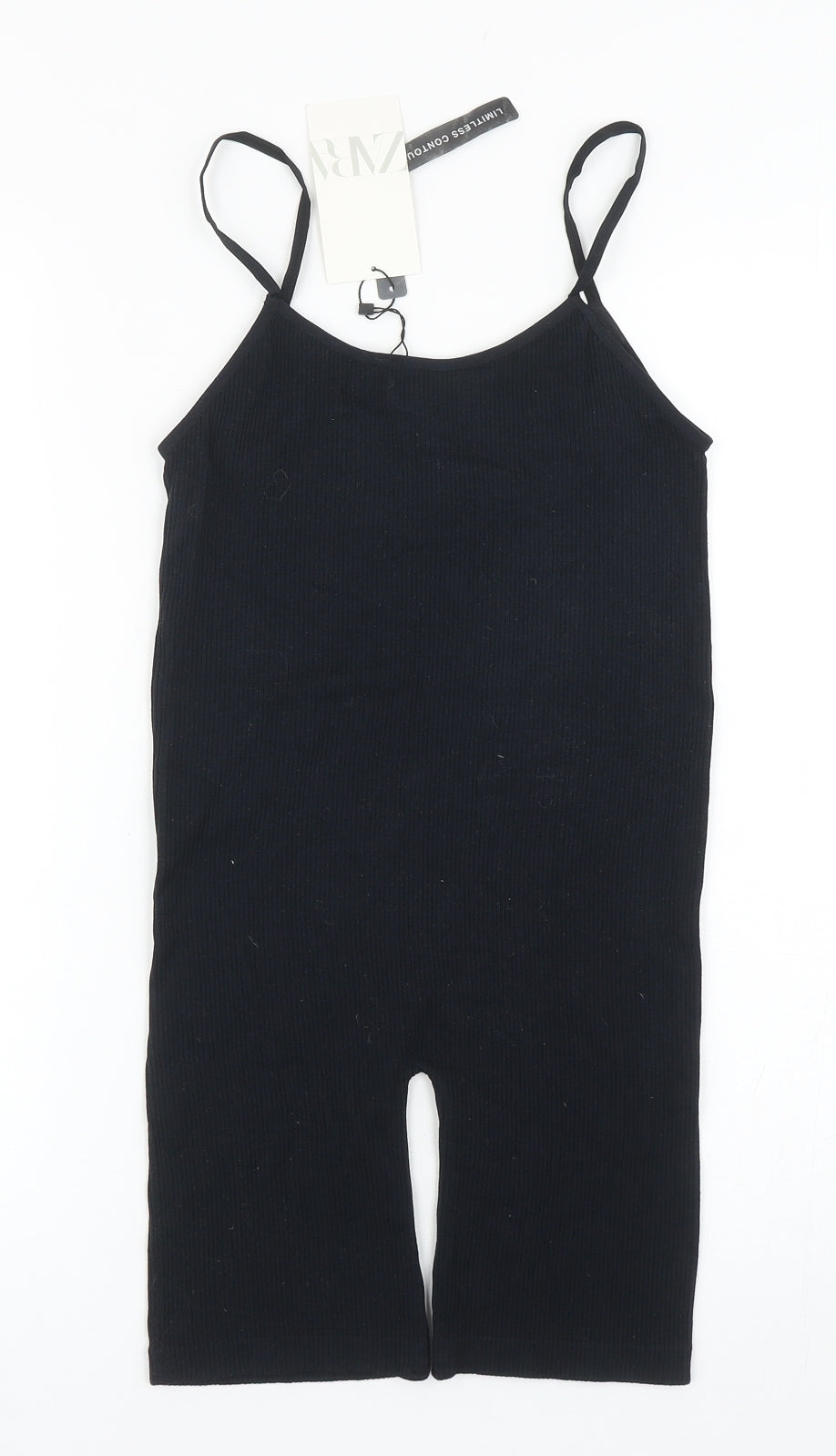 Zara Womens Black Polyester Unitard One-Piece Size M L7 in Pullover - UK Size M-L
