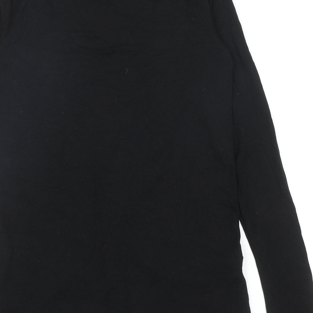 New Look Womens Black Viscose Cardigan Sweatshirt Size 10