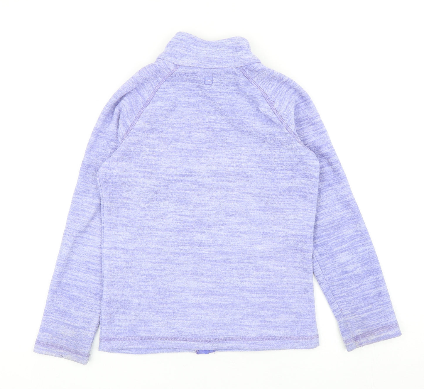 Mountain Warehouse Girls Purple Polyester Full Zip Sweatshirt Size 7-8 Years Zip