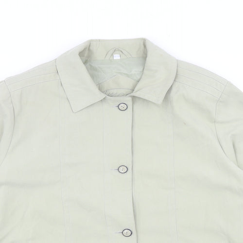 Image Creation Womens Green Jacket Size 16 Button
